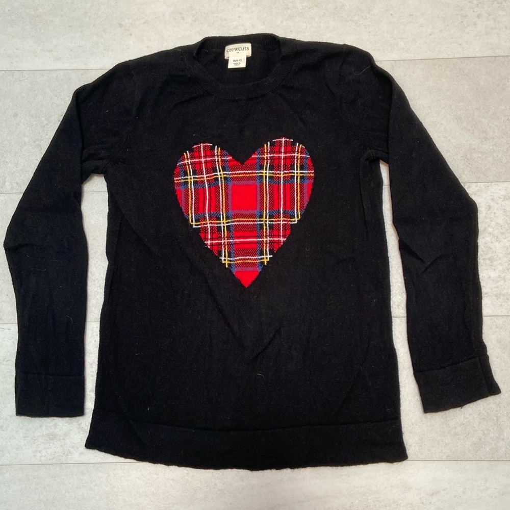 Kids J Crew tartan sweater
